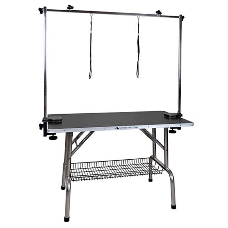 Sammenleggbart Bord for store raser Black 110 x 60 x 65 cm, Ibanez