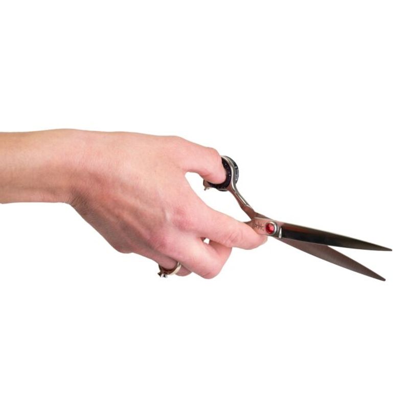 Scissor Training Ring 2 Pcs Black Glitter 22 mm, Show Tech